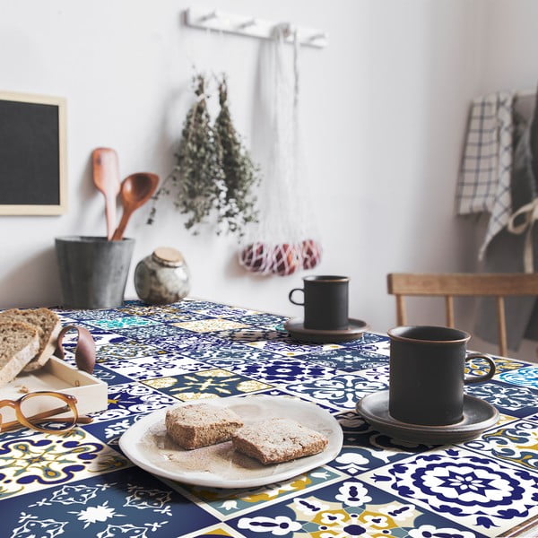 Set di 60 adesivi per mobili Oliviana, 10 x 10 cm - Ambiance-image-1