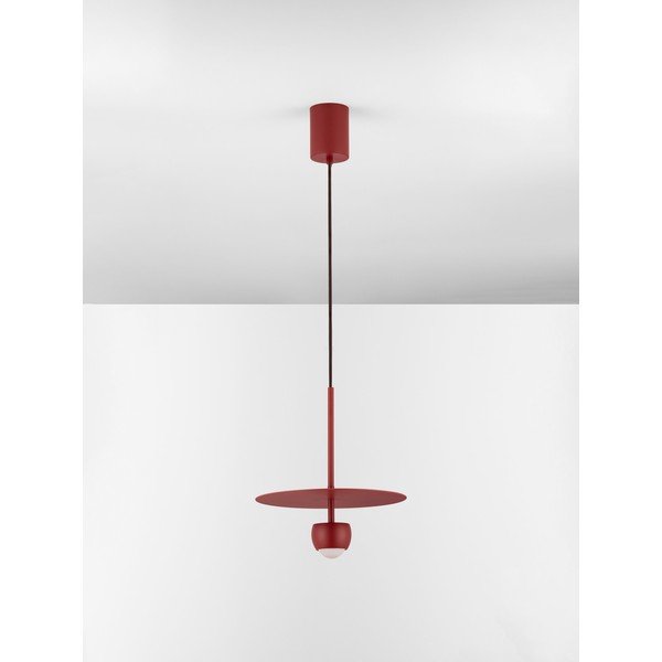 Lampadario LED rosso in alluminio ø 30 cm Edem – Nova Luce-image-3