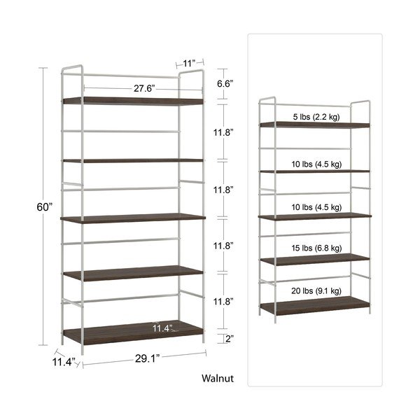 Scaffale marrone Webster - Novogratz-image-4