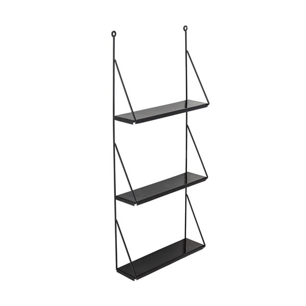 Mensola da parete in metallo nero Walter - Bloomingville-image-2