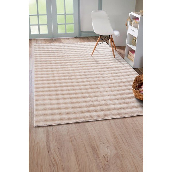 Tappeto color crema lavabile 120x170 cm Bubble Emarald – Mila Home-image-1