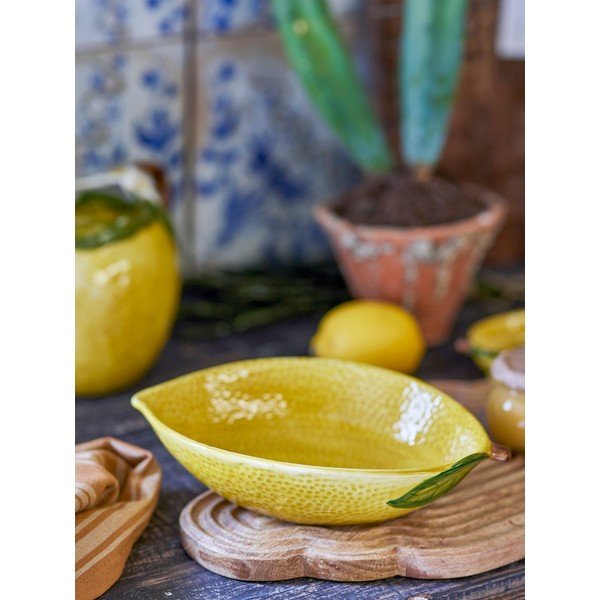 Ciotolina gialla in gres 930 ml Limone – Bloomingville-image-1