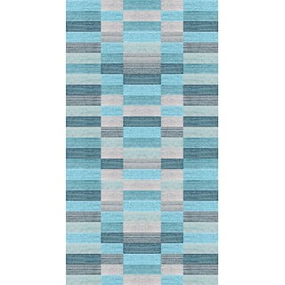 Tappeto blu lavabile 80x150 cm Hali – Vitaus