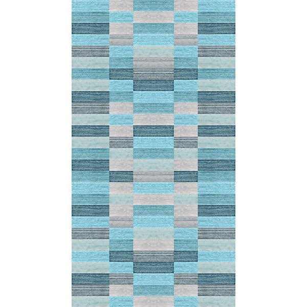 Tappeto blu lavabile 50x80 cm Hali – Vitaus