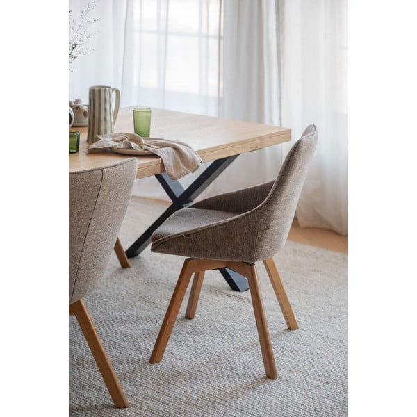 Sedie da pranzo beige in set di 2 Alison - Rowico-image-2