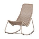 Poltrona da esterno beige in rattan artificiale Tom – WOOOD