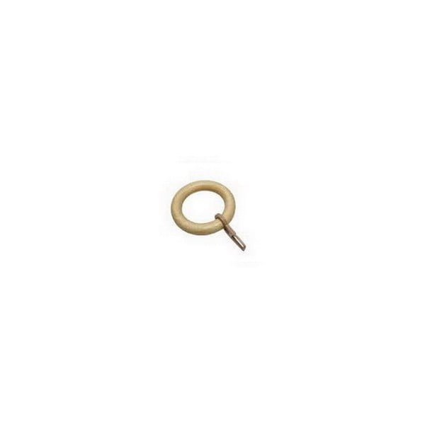 Anelli per tende in legno con gancio in set da 10 Granat - SP TREND