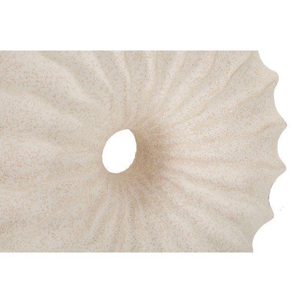 Lampada da tavolo color crema in ceramica con paralume in tessuto (altezza totale 40 cm) Anemone – Mauro Ferretti-image-3