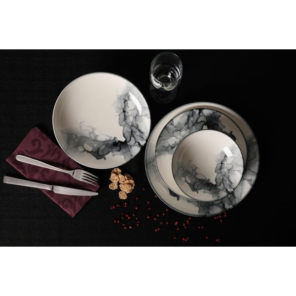 Set da pranzo in porcellana 24 pezzi - Hermia-image-2