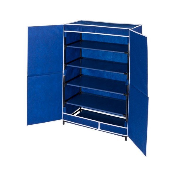 Scarpiera blu per 15 paia di scarpe Ocean Air - Wenko-image-1