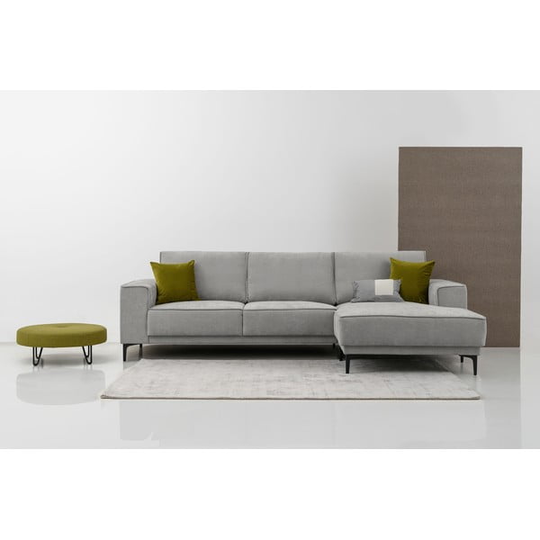 Divano angolare grigio (con penisola a destra/con chaise lounge) Copenhagen – Scandic-image-1
