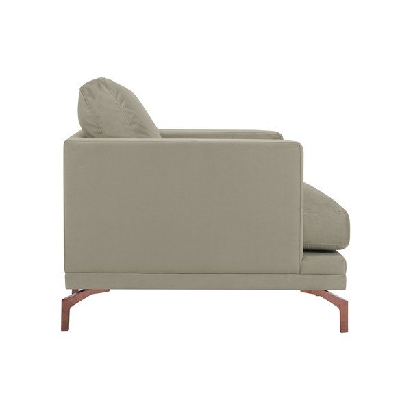 Béžové křeslo s podnožím ve zlaté barvě Windsor & Co Sofas Jupiter-image-2