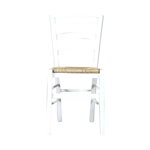 Bílá jídelní židle z bukového dřeva Alis-image-1