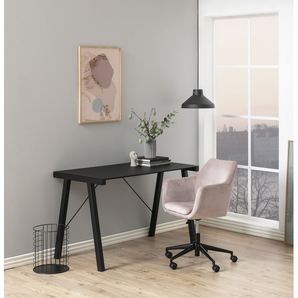 Sedia da ufficio rosa Nora - Actona-image-1