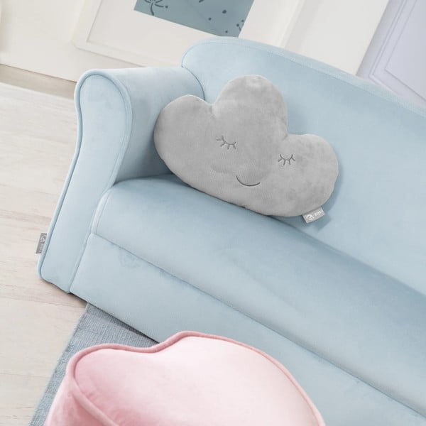 Divano per bambini in velluto azzurro 78 cm Lil Sofa - Roba-image-3
