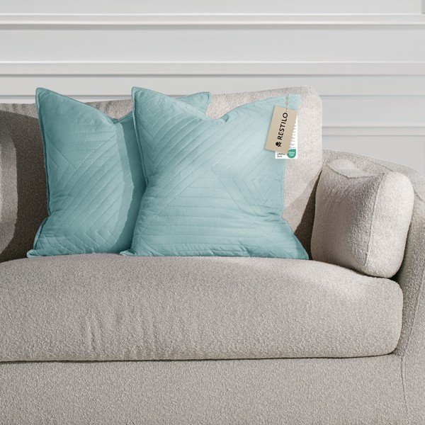 Federe decorative in set in microfibra 2 pz 45x45 cm Softa – Restilo-image-1