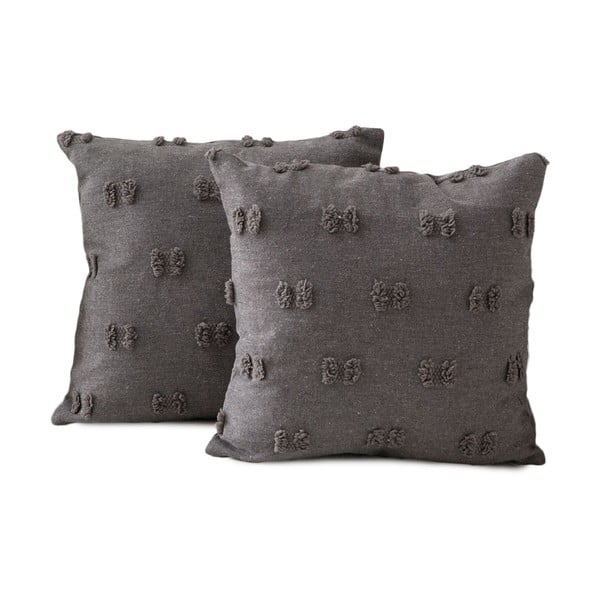 Federe decorative in set 2 pz 43x43 cm Tuffet – Mioli Decor