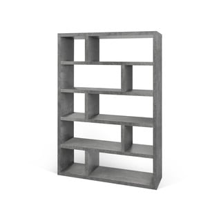 Libreria grigia in cemento 120x173 cm Dublin - TemaHome