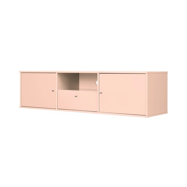 Mobile TV rosa chiaro 161x42x45 cm Mistral – Hammel Furniture-image-1