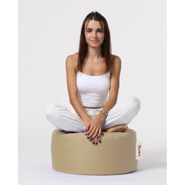 Sgabello da giardino beige Round - Floriane Garden-image-2
