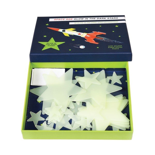 Set di adesivi fosforescenti Space Age - Rex London