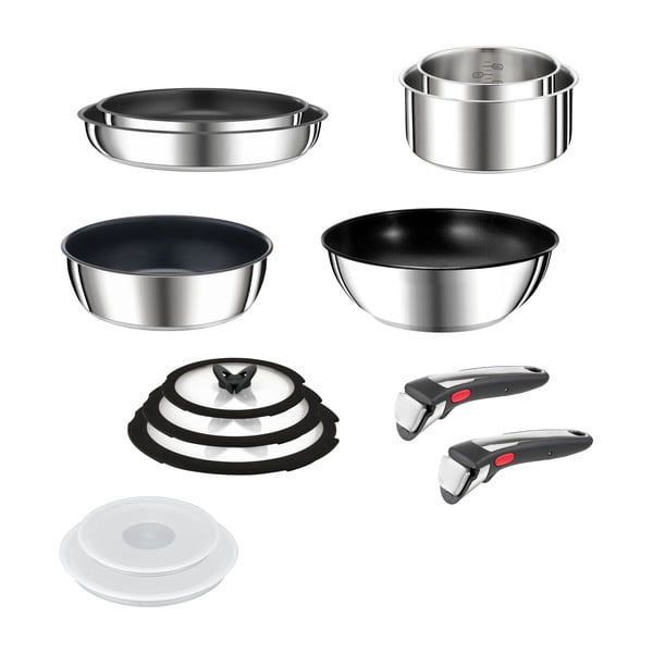 Set di pentole in acciaio inox 13 pezzi INGENIO Preference ON L9749432 - Tefal-image-2