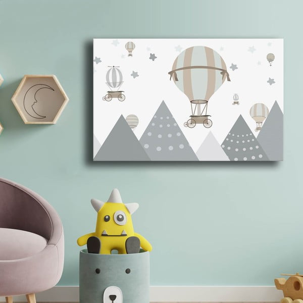 Quadro per bambini 45x70 cm Balloon - Wallity-image-1