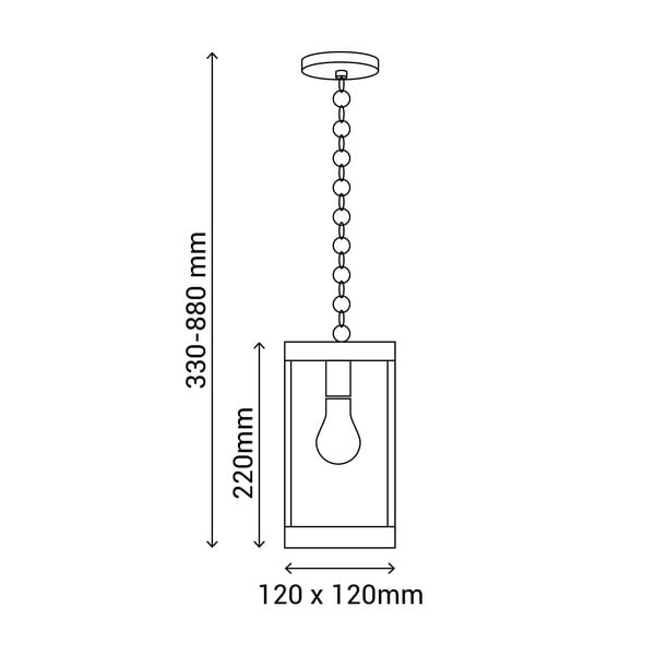 Apparecchio a sospensione per esterni (altezza 88 cm) - SULION-image-3