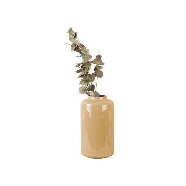 Vaso Grand in smalto beige, altezza 28 cm - PT LIVING-image-2