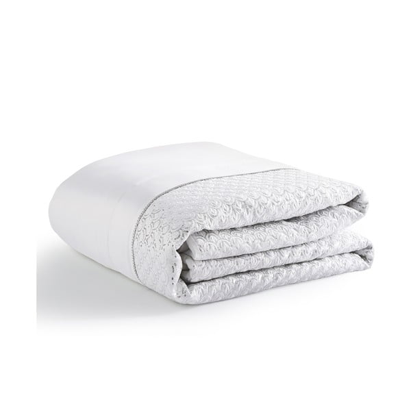 Copriletto trapuntato bianco in micro raso 240x260 cm Deco Sequin - Catherine Lansfield-image-2