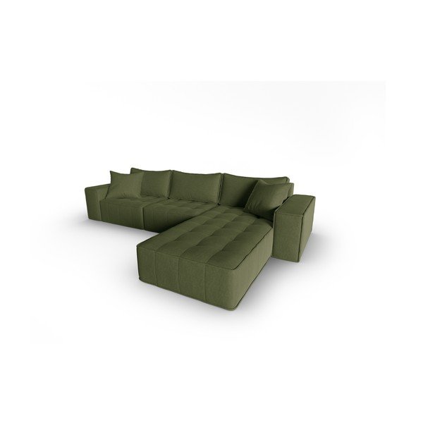 Divano angolare verde (angolo destro) Mike - Micadoni Home-image-3