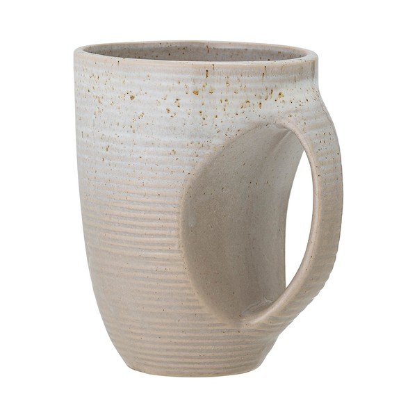 Tazza grigia in gres 550 ml Taupe – Bloomingville-image-4