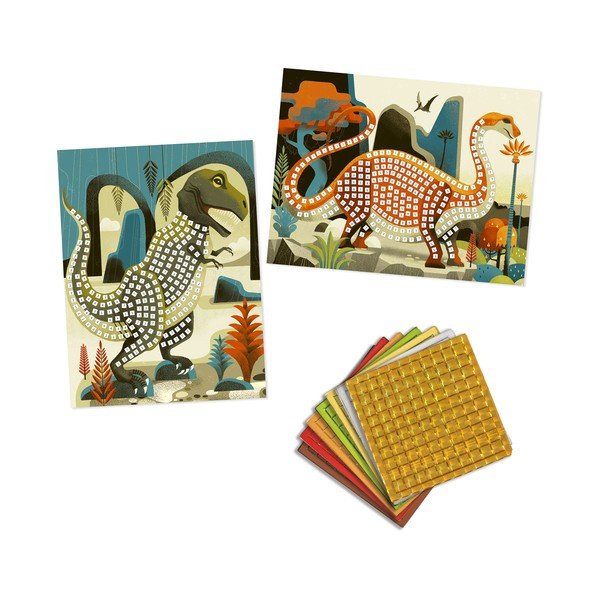 Set creativo Glittery Dinosaurs - Djeco-image-2