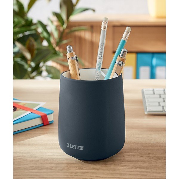 Tazza per matite in ceramica grigia Cosy - Leitz-image-1