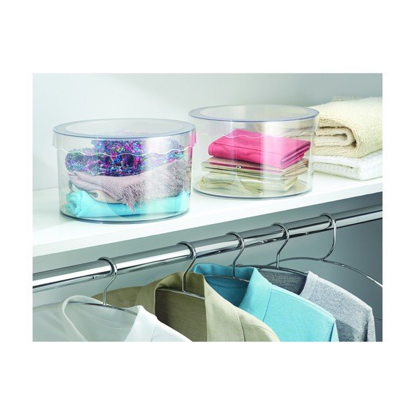 Contenitore trasparente , ⌀ 25,5 cm Clarity - iDesign-image-2