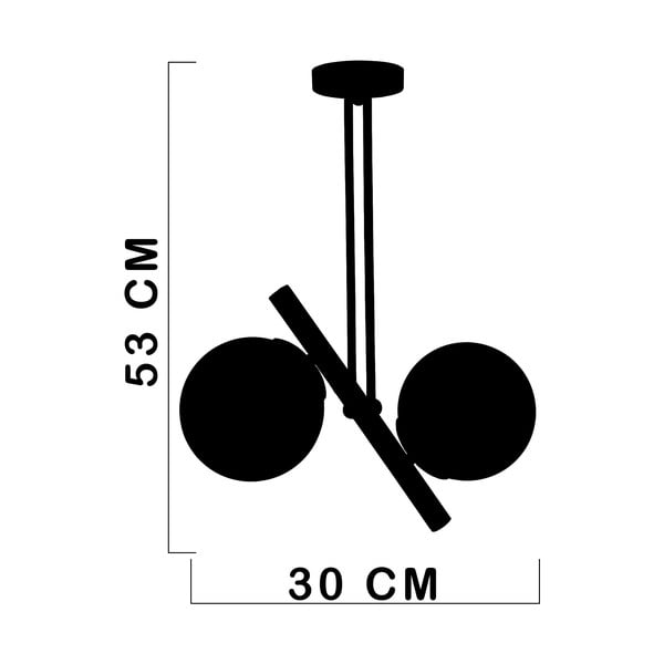 Lampada a sospensione con paralume in vetro bianco-argento ø 15 cm Libra - Squid Lighting-image-4