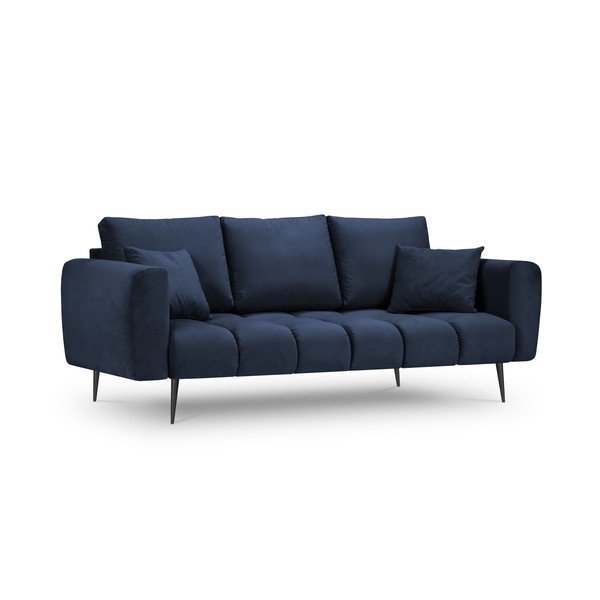 Divano in velluto blu scuro Octave - Interieurs 86-image-2