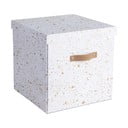 Scatola portaoggetti in oro e bianco Logan - Bigso Box of Sweden