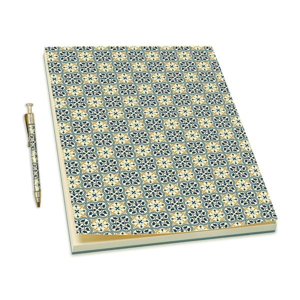 Quaderno con penna 50 pagine formato A4 Quadrilobe - Kartos