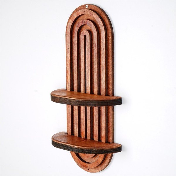 Scaffale a castello rosso chiaro 20 cm Raf - Kalune Design-image-2