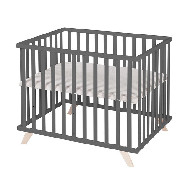 Box in legno di faggio grigio scuro 75x100 cm Lil Planet - Roba