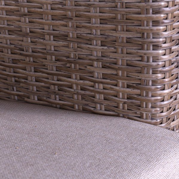 Divano da giardino in rattan beige Patsy - LDK Garden-image-2