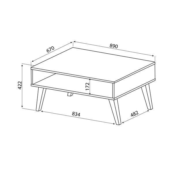 Tavolino marrone Prism - TemaHome-image-4