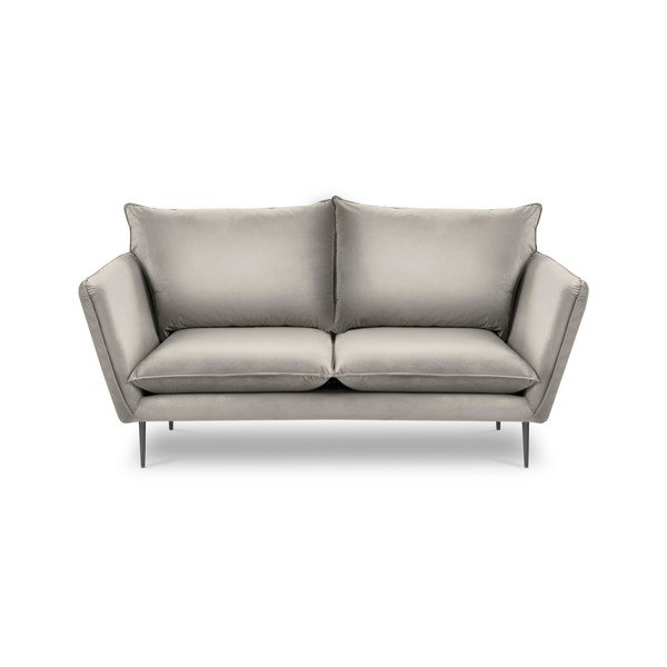Divano in velluto beige Acacia, lunghezza 175 cm - Mazzini Sofas