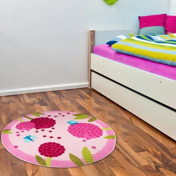Tappeto per bambini Polen Pink, ⌀ 133 cm - Conceptum Hypnose-image-2
