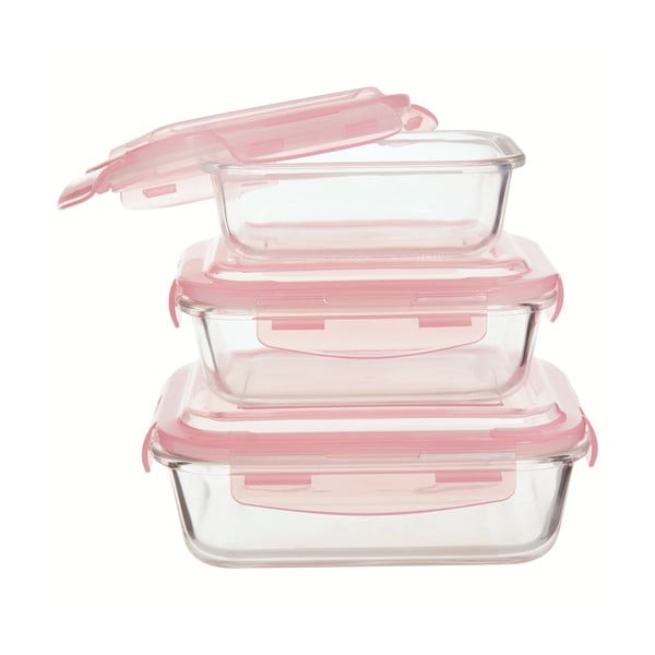 Vasetti in vetro per alimenti 3 pz. Freska - Premier Housewares-image-1