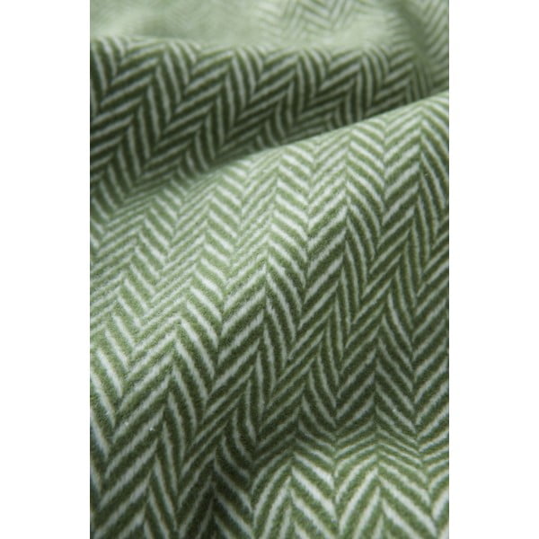 Plaid verde con contenuto di cotone , 140 x 180 cm Skyline - Euromant-image-3