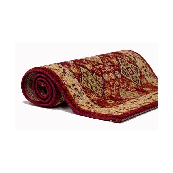 Tappeto beige e rosso Nova Ornaments, 133 x 190 cm - Universal-image-2