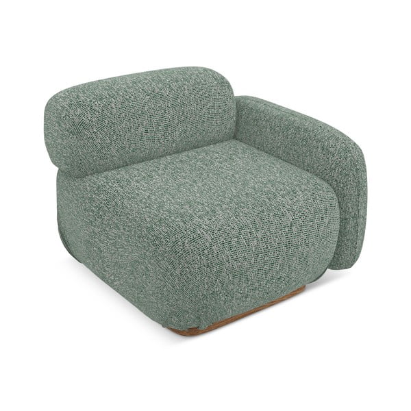 Parte divano componibile verde chiaro (con penisola a destra) Ailani – Makamii-image-2