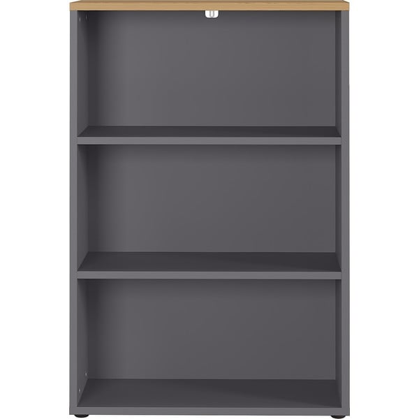 Libreria naturale antracite in rovere 80x120 cm Agenda - Germania